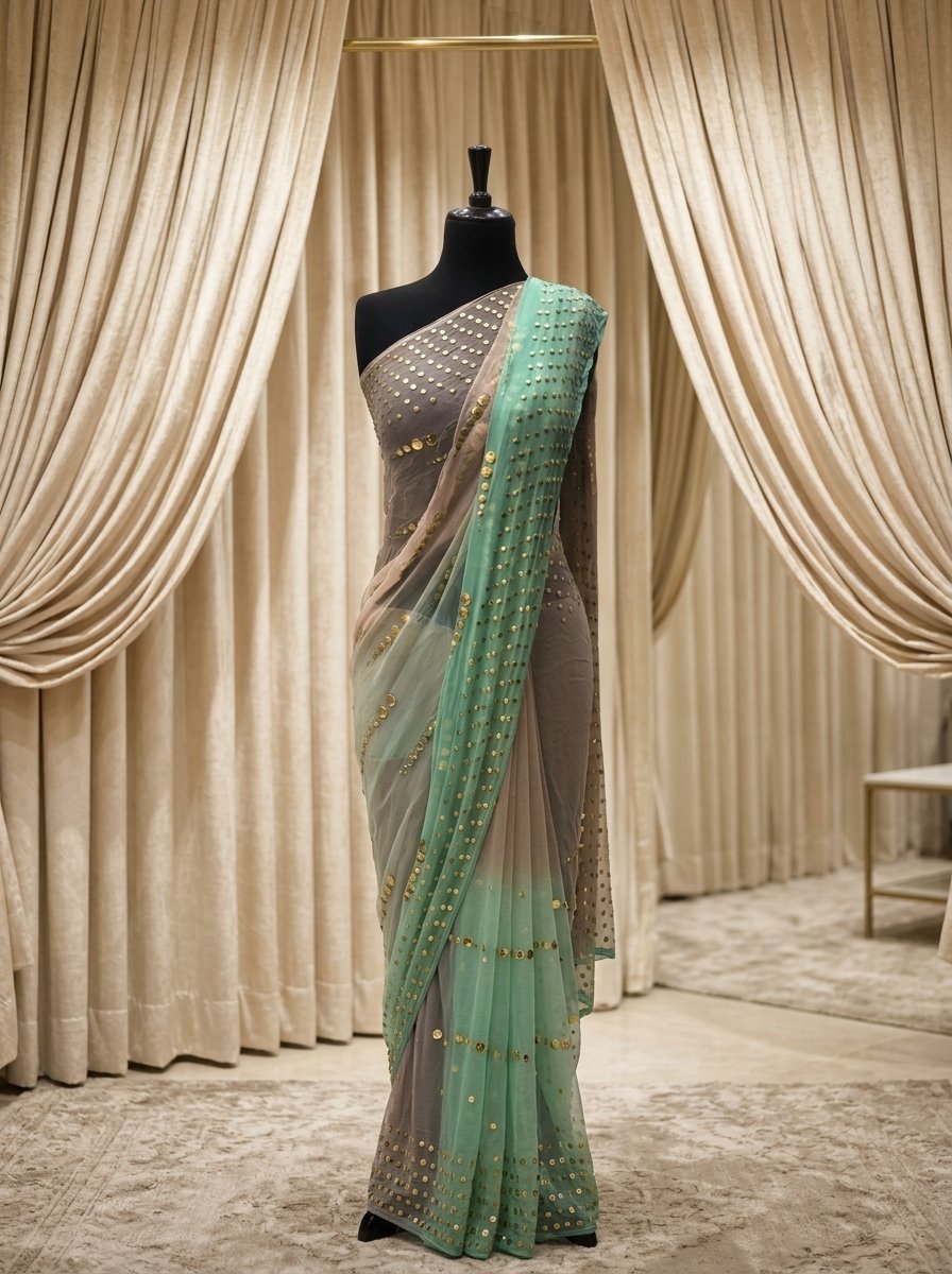 Magenta Celebration Saree