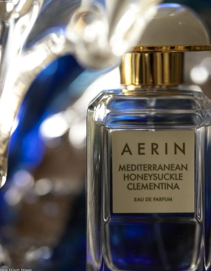 A perfume bottle from the collection